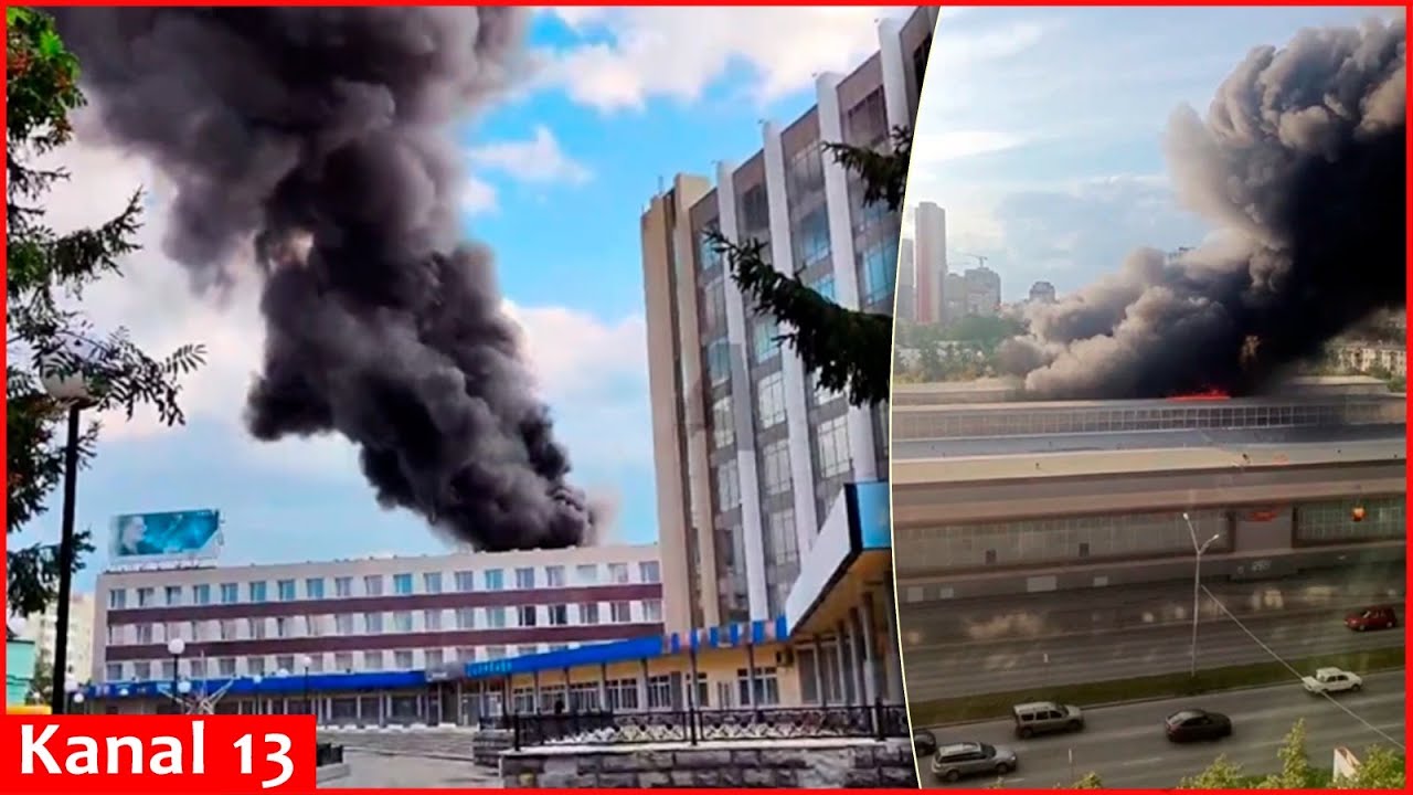 Large fire occurs in radio-electronic equipment and control systems plant in Russia&rsquo;s&nbsp;Yekaterinburg