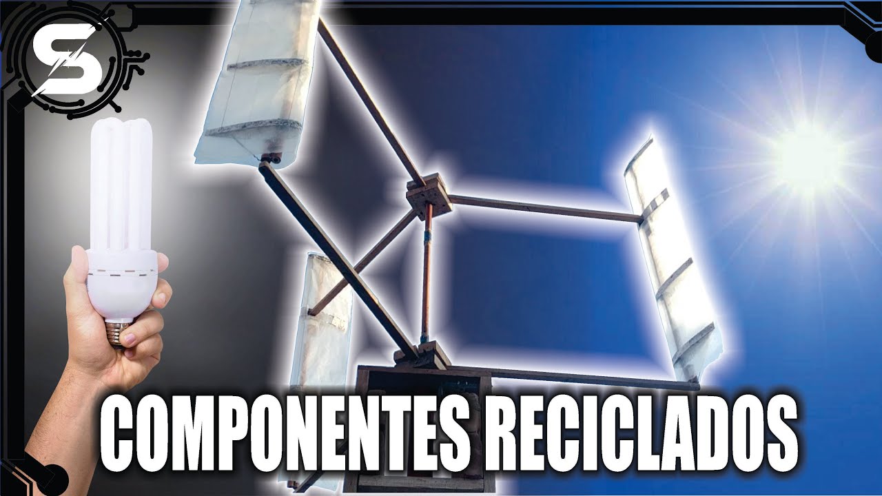 CONSTRUYENDO UNA TURBINA EOLICA DE EJE VERTICAL || TIPO H