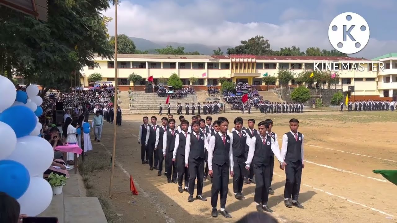 Opening Ceremony, Annual Sports 2022. (St. Mary&rsquo;s Higher Secondary School, Churachandpur)
