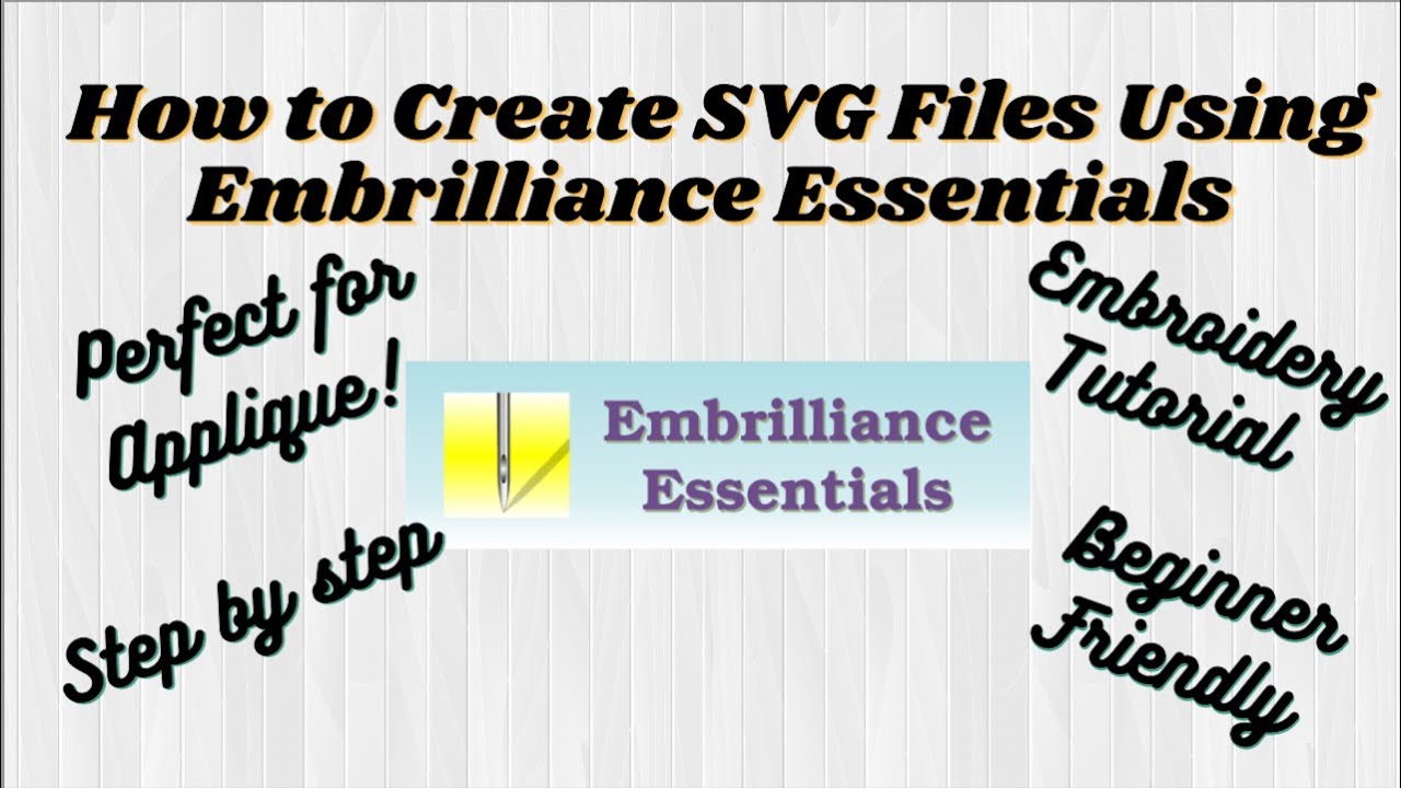 Как создать SVG-файлы с помощью Embrilliance Essentials / Предварительная вырезка деталей апплика...