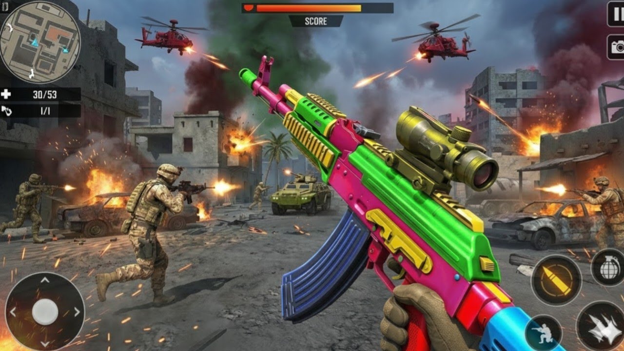 FPS Robot Shooter Strike Anti Terrorist Shooting - Android Gameplay 