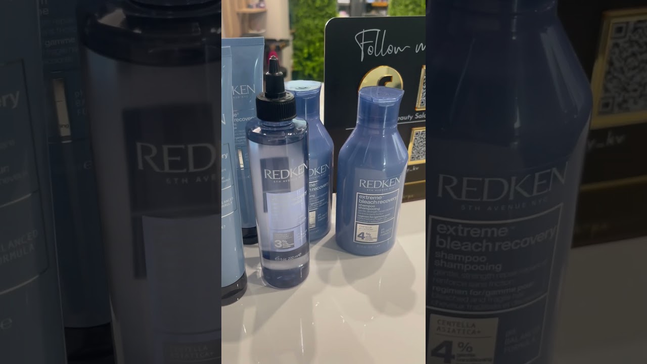 Extreme bleach recovery REDKEN // #beautysalon #hairstyle #hair #viral #shorts