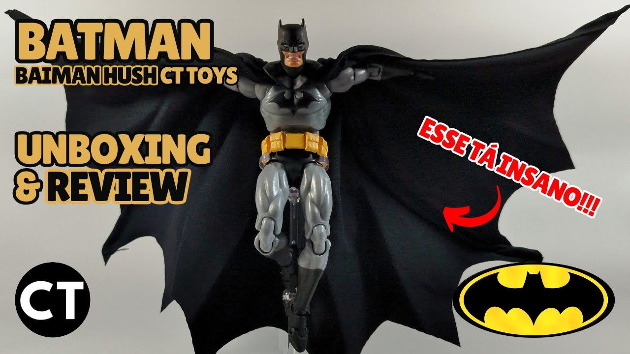 Esse BATMAN Da CT TOYS é INSANO!!! Baiman Hush UNBOXING & REVIEW Pt/Br