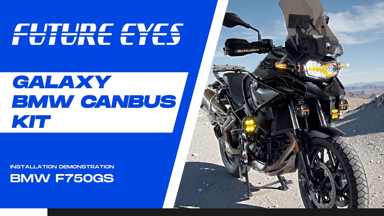 FUTURE EYS GALAXY BMW CANBUS KIT INSTALLATION DEMONSTRATION BMW F750GS