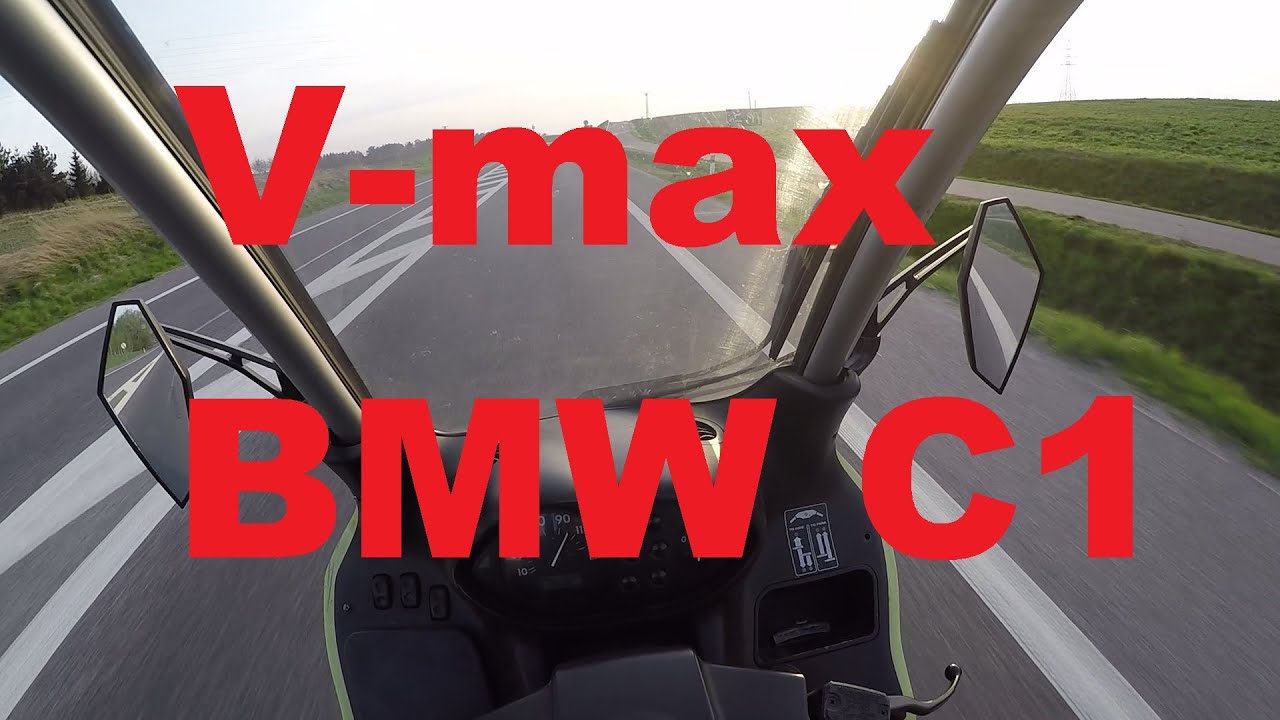 BMW C1 V max Acceleration 0-100km/h 125cm3 GoPro
