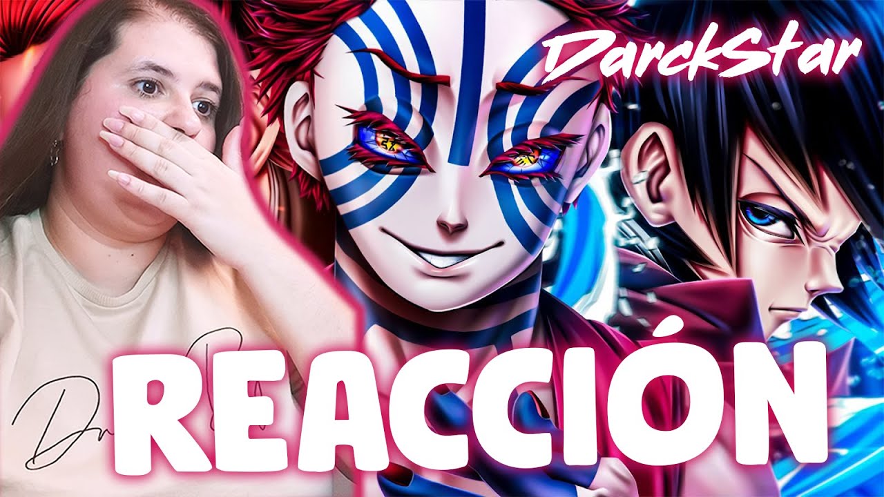 TANJIRO y TOMIOKA vs AKAZA RAP (KNY) || DarckStar ft. Varios Artistas || REACCIÓN - Its Aileon