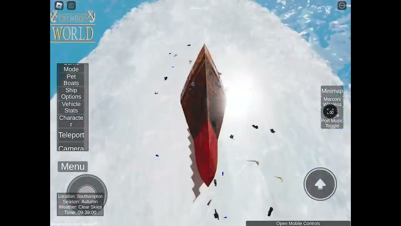 How to raise a ship in tiny sailors world (editing)
