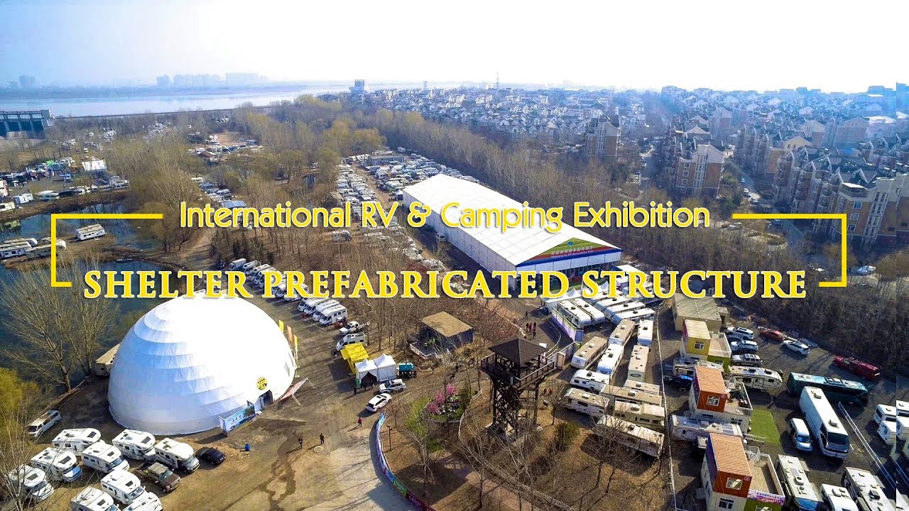 Prefabricated Structures for outdoor banquet hall and temporary exhibition venue