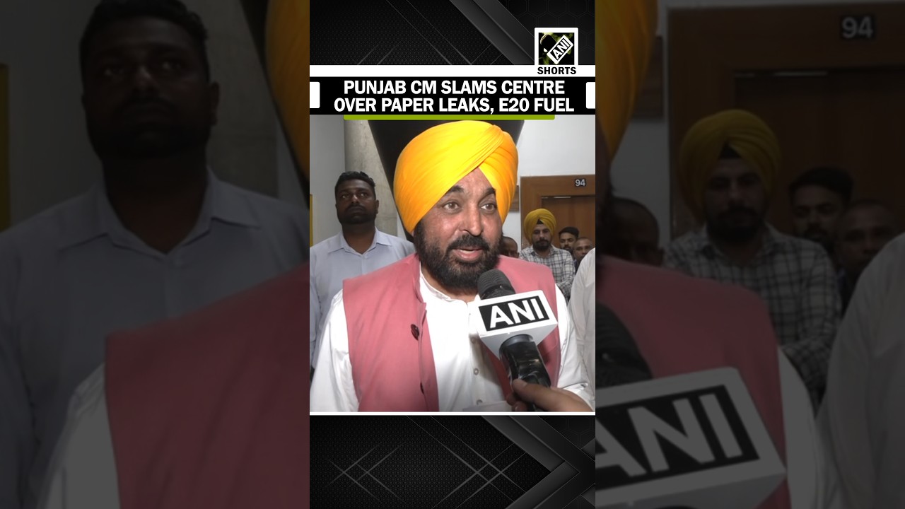 Punjab CM Bhagwant Mann attacks centre over Paper leak cases, seeks debate on E20 fuel