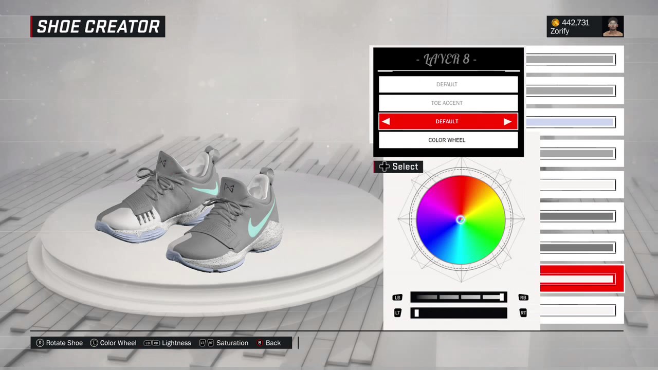 NBA 2K17 Shoe Creator - Nike PG 1 