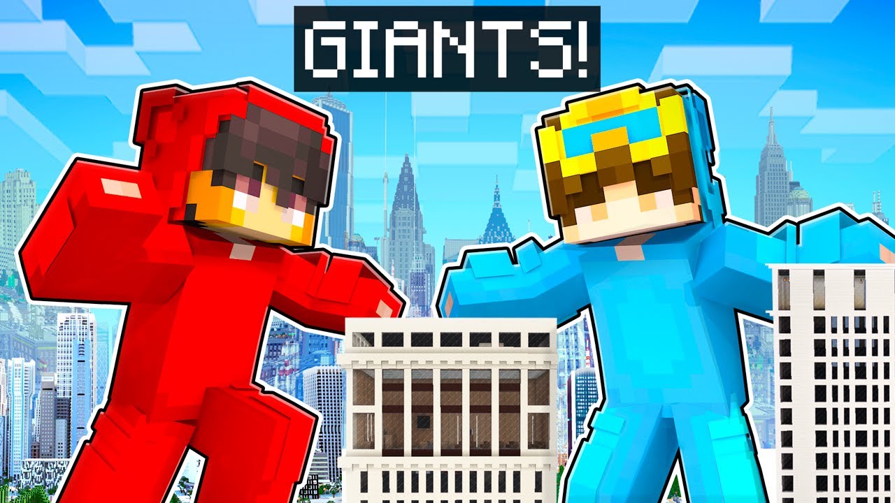 Minecraft Но мы ГИГАНТСКИЕ!