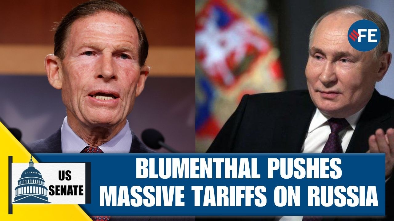 Сенатор Ричард Блюменталь поддерживает сокрушительные 500-процентные пошлины, призванные подорват...