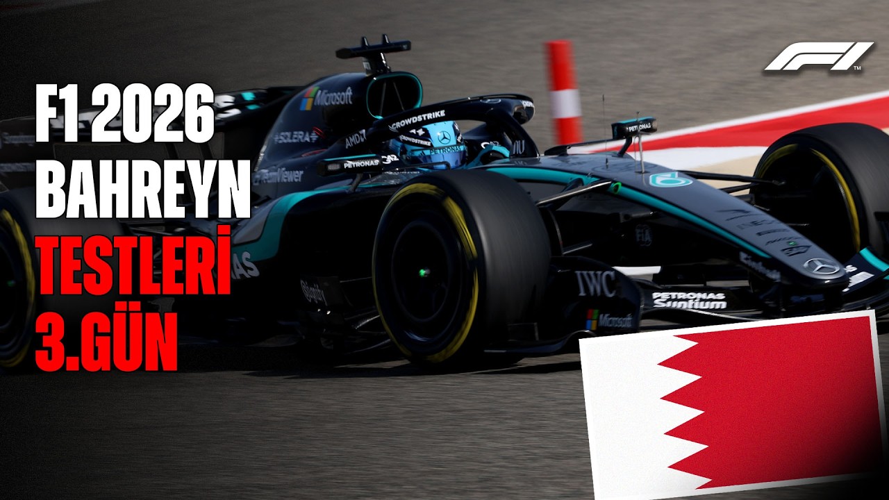 🔴 CANLI YAYIN: F1 2026 Bahreyn Testleri 3. Gün: Birlikte Takip Ediyoruz