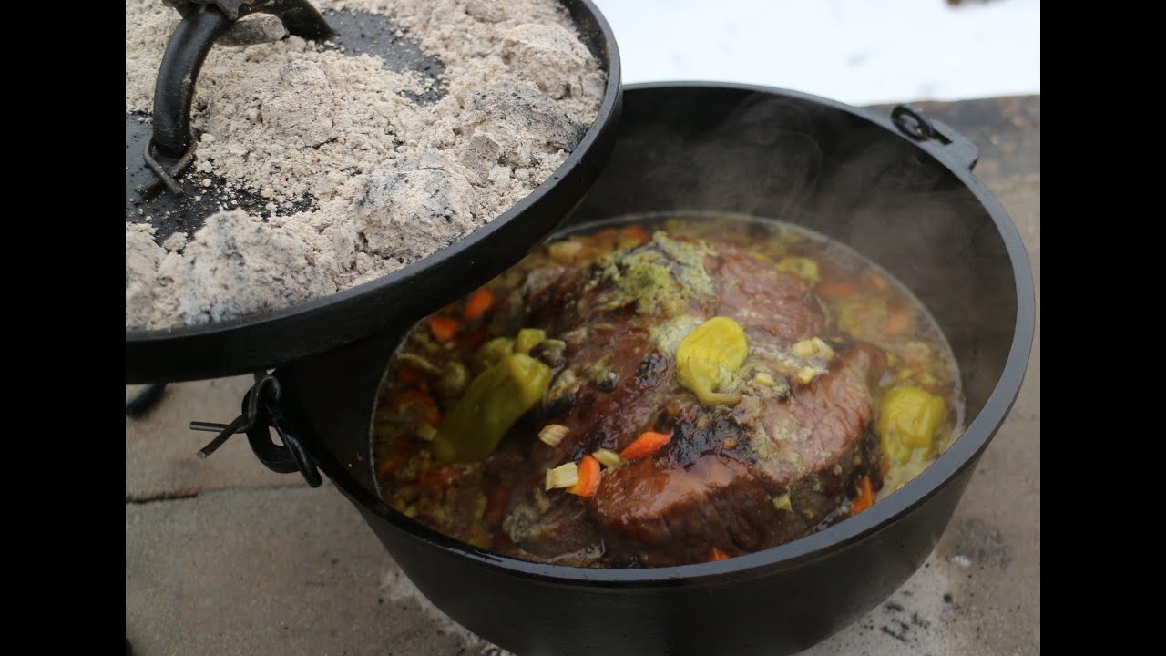 Dutch Oven Mississippi Pot Roast the Idaho Way