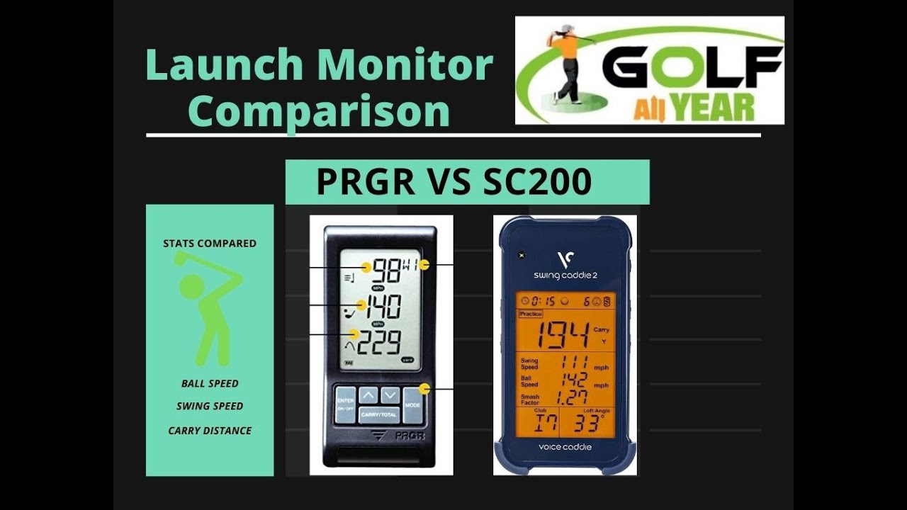 Launch Monitor Comparison - PRGR vs Swing Caddie 200