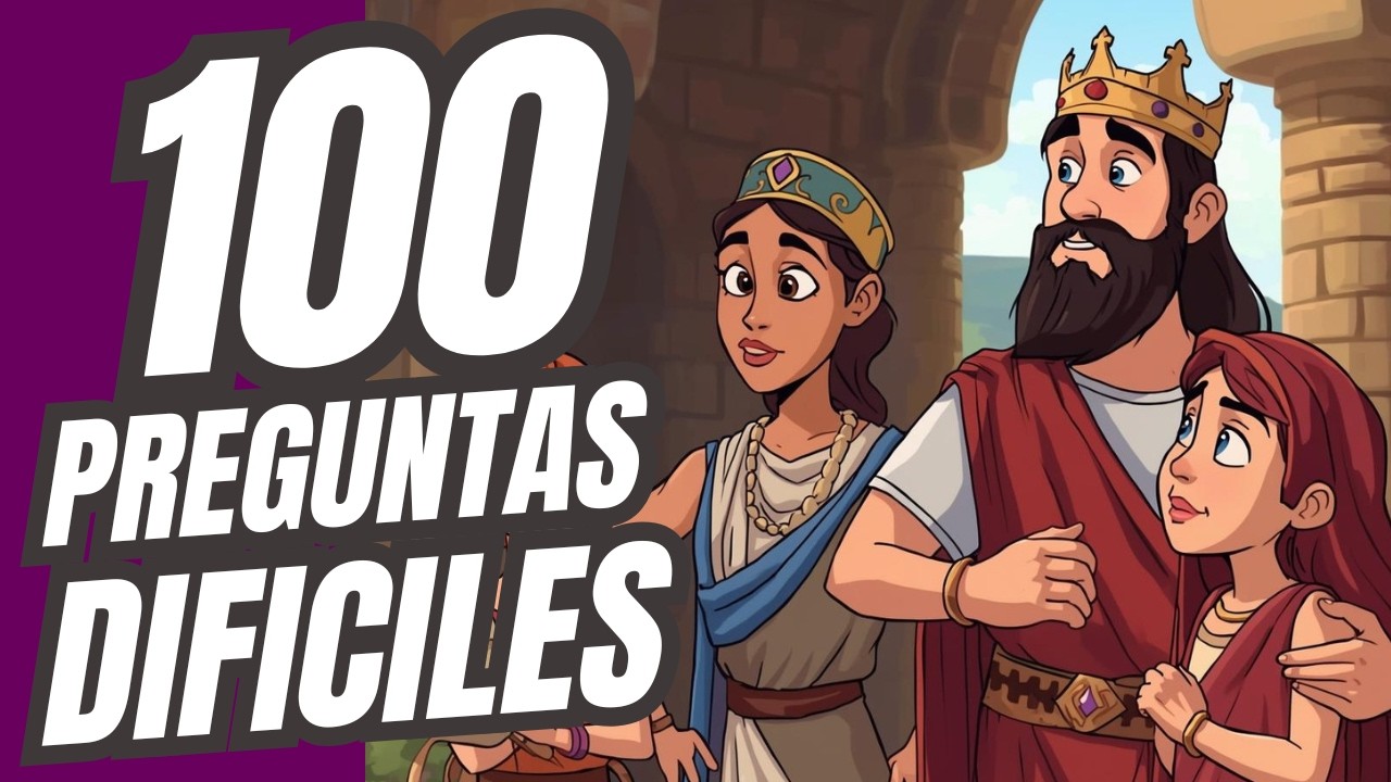 100 PREGUNTAS BÍBLICAS DIFÍCILES 😱❓EL MAYOR DESAFÍO DE LA BIBLIA PARA CRISTIANOS