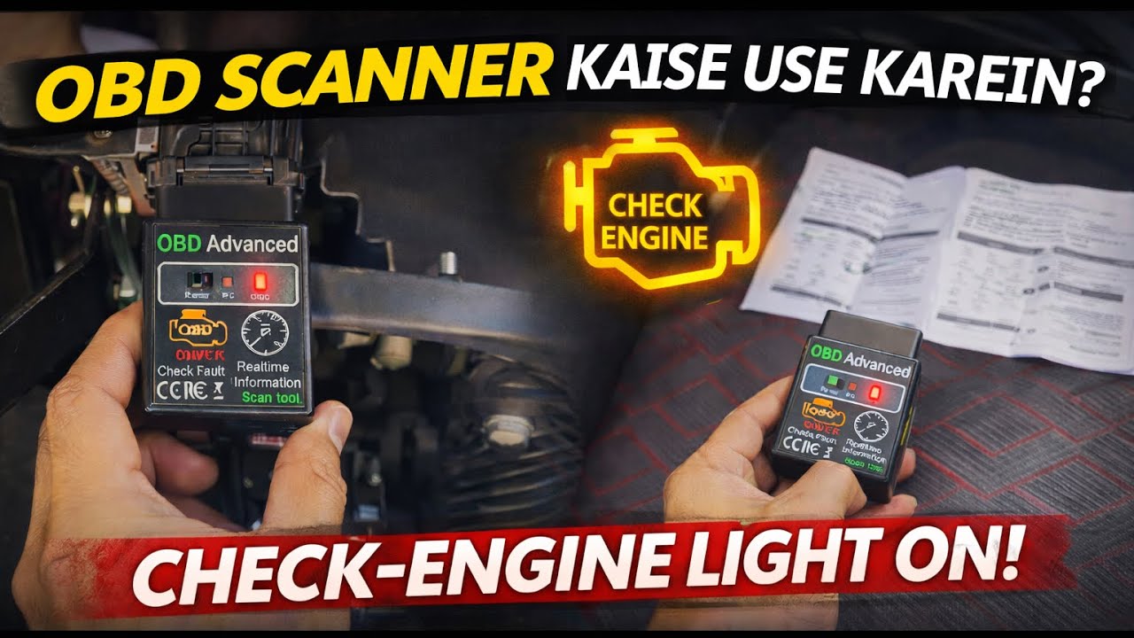 Check Engine Light ON? OBD II Scanner Kaise Use Karein (Step by Step Guide) | Force Gurkha