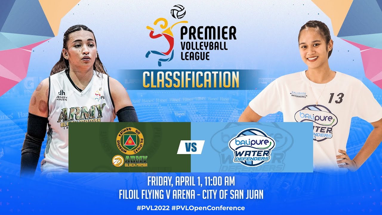 ARMY BLACK MAMBA vs. BALIPURE - Full Match | Classification | 2022 PVL Open Conference
