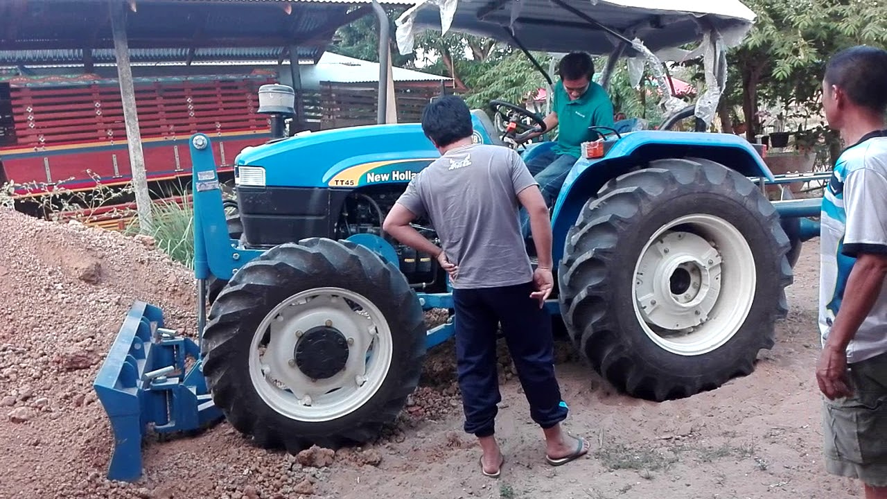 ลองรถใหม่ New Holland TT45