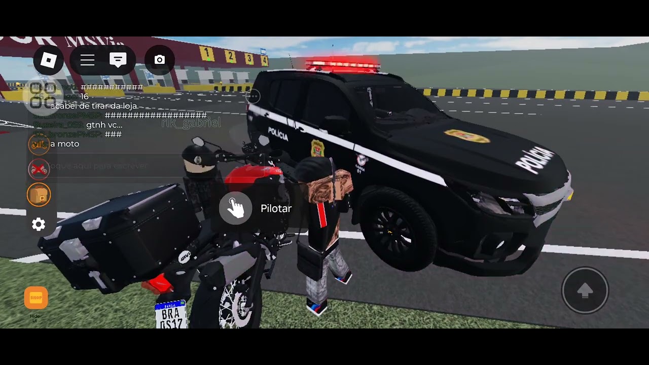 JOGANDO RODOGRAU E A POLÍCIA. ....