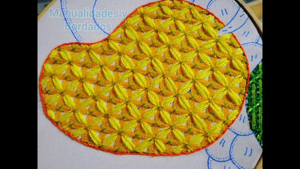 Cómo bordar un mango, canasta, rosa, flor, manzana y ¡más! | Ideal para diseños grandes