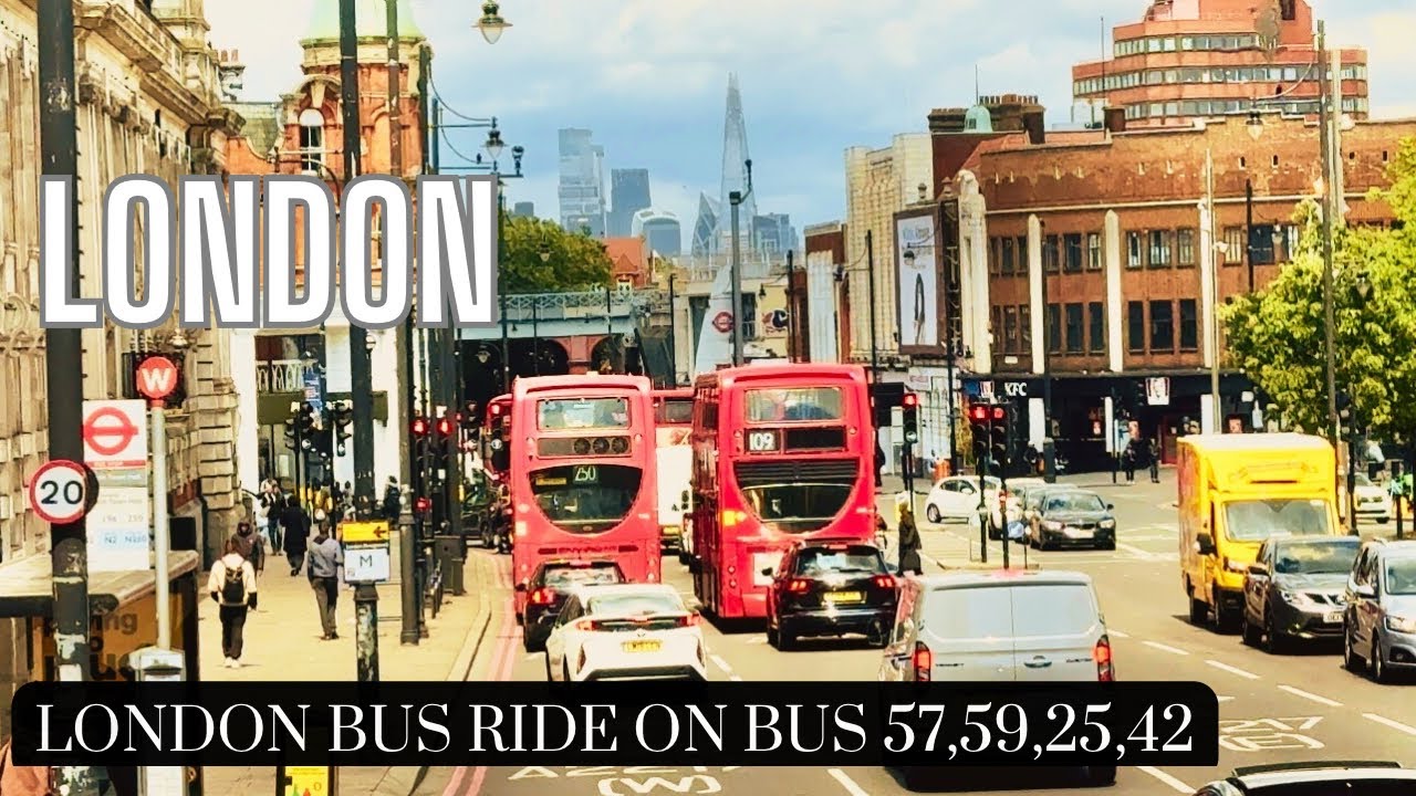 London Bus Ride Journey: Via Wimbledon to Tower Bridge and Beyond 🚍🌟