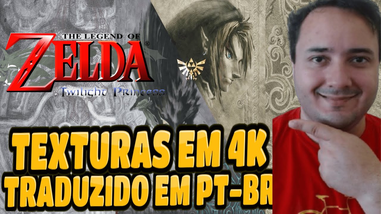 🚨Tutorial IMPERDÍVEL! ZELDA TWILIGHT PRINCESS em 4K 🎮 Português BR!