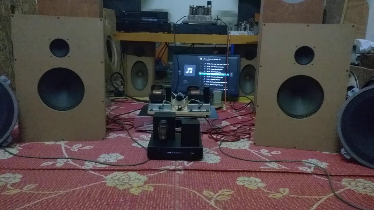 3 way speaker (full openbaffle) Isophon P38A Telefunken 25 fieldcoil Siemens 28a