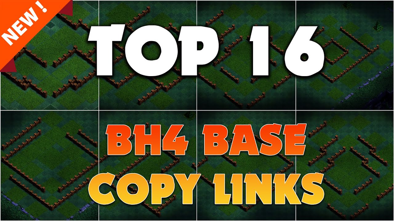Builder Hall 4 Base Copy Link 2022 | Best BH4 Trophy Base Layout | Clash Of Clans