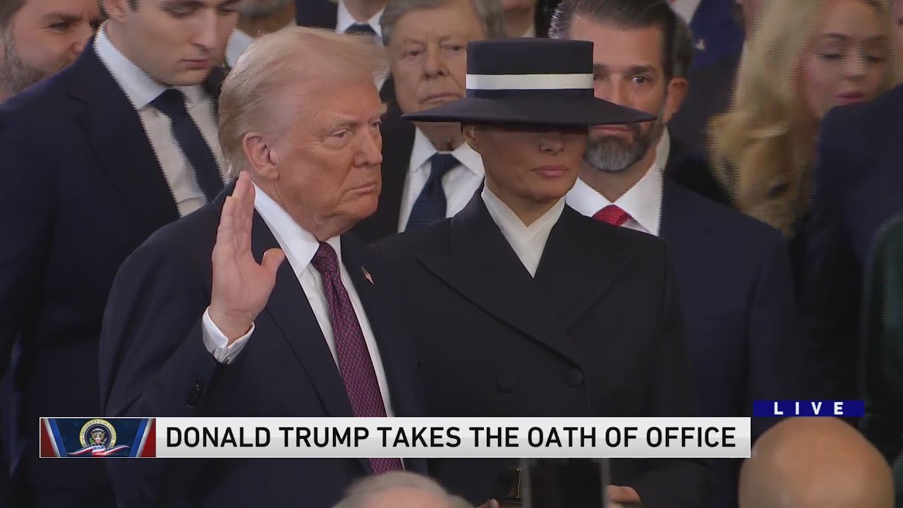 Donald Trump takes oath of office to become 47th U.S. president