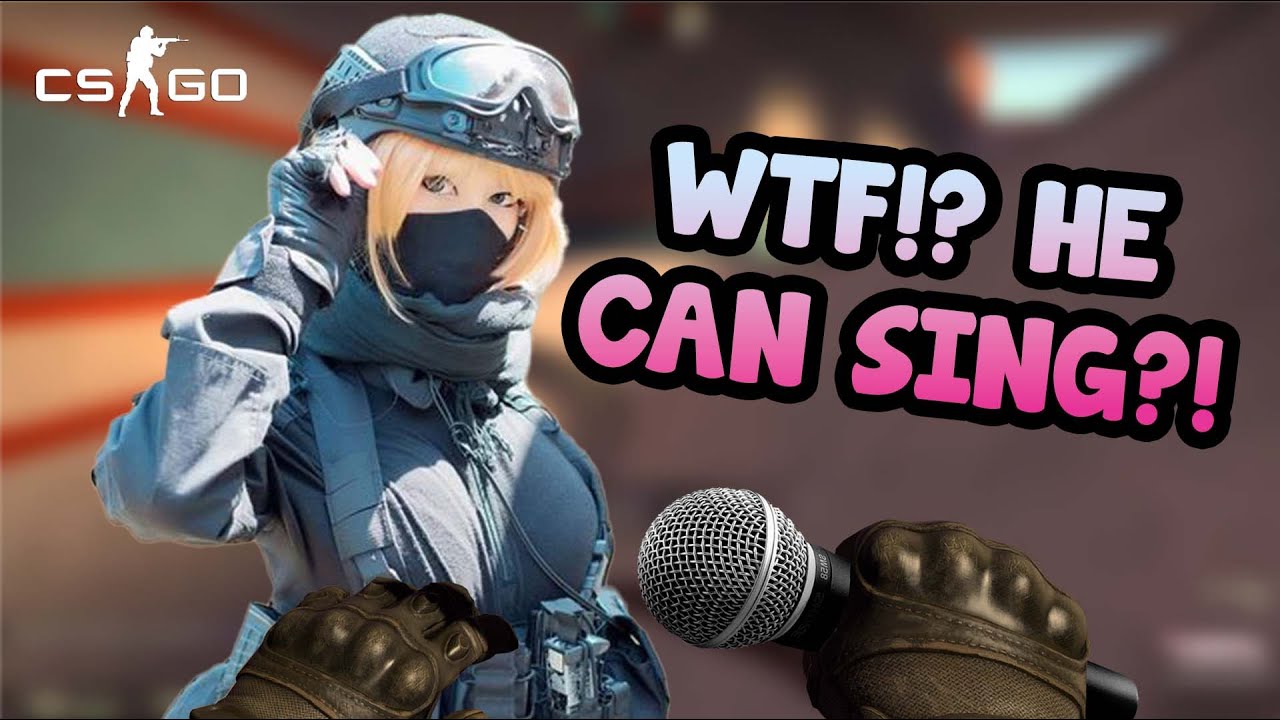 WHY IS HE SO GOOD?! (CSGO Singing Reactions!)
