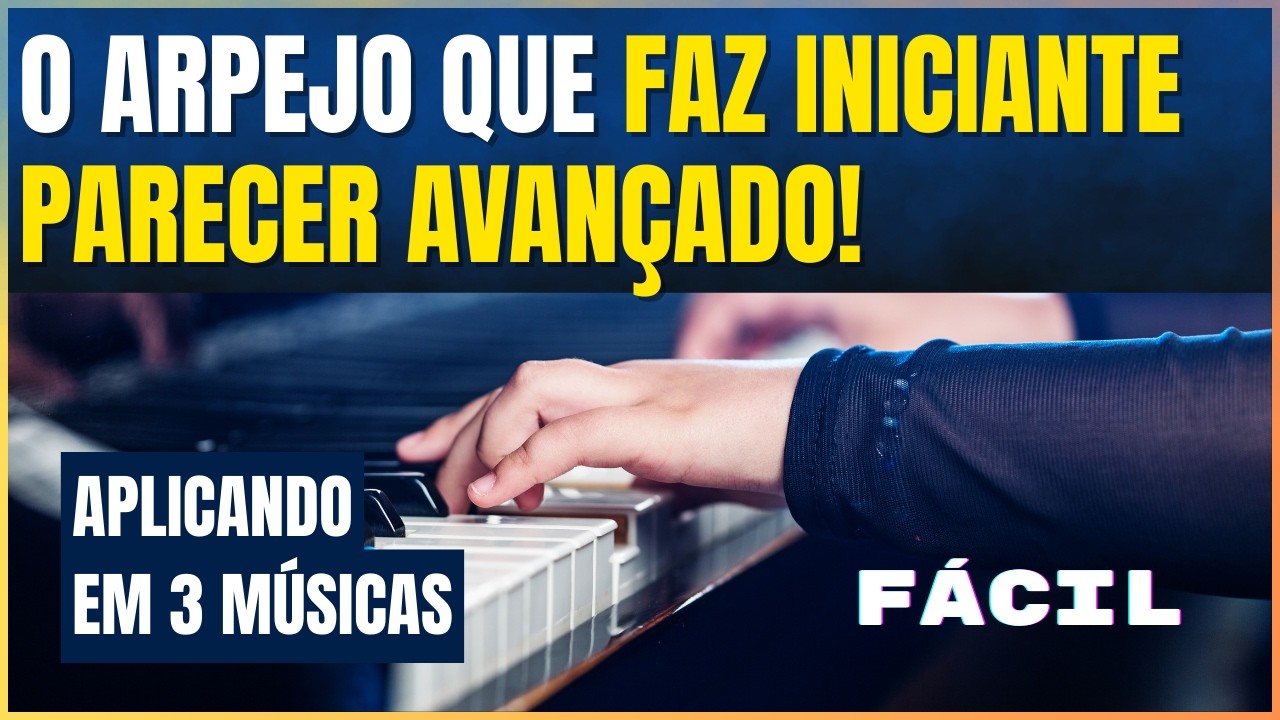 Domine o Arpejo no Teclado com 3 dedos (exercício poderoso!)