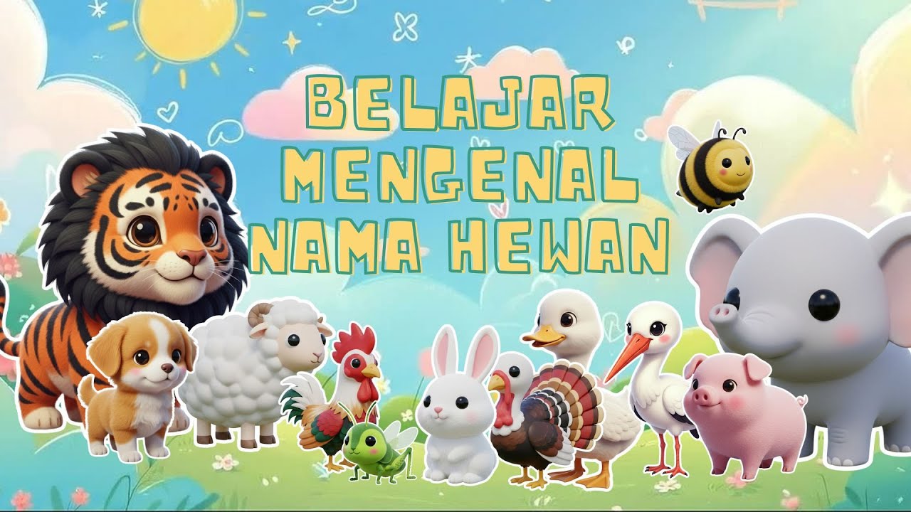 Belajar Mengenal Nama-nama Hewan untuk Anak-anak