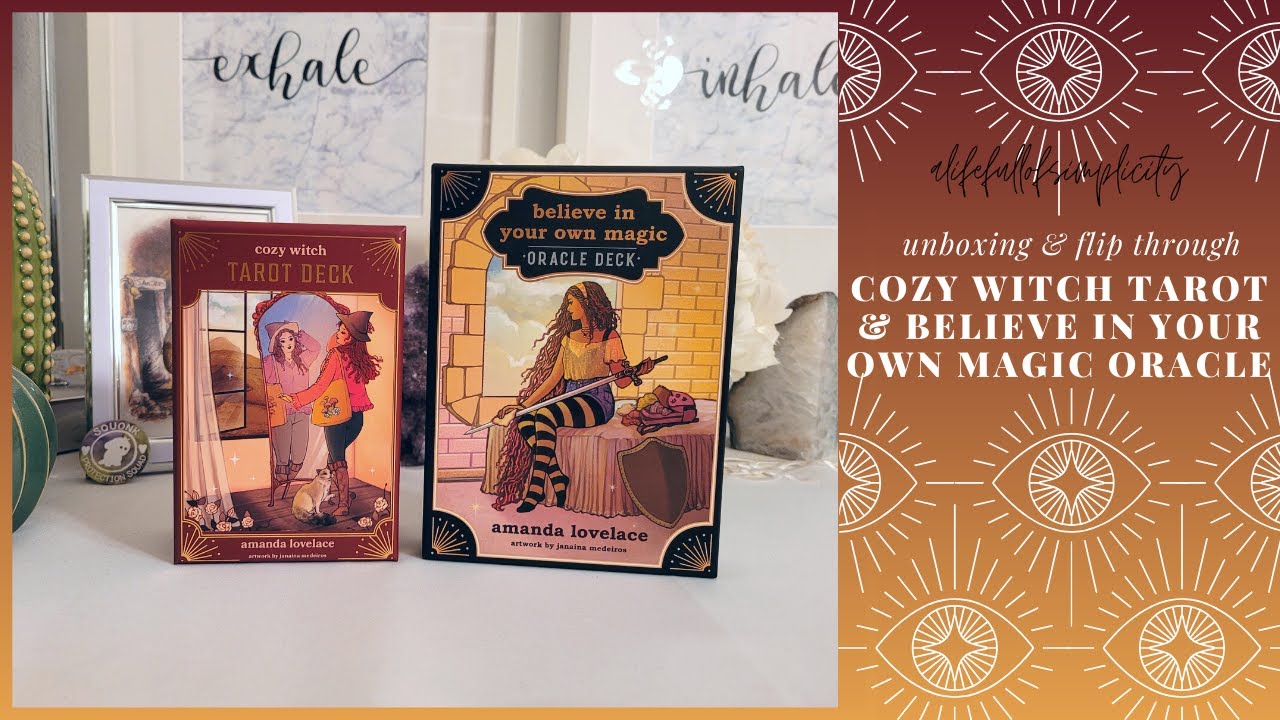 Cozy Witch Tarot & Believe In Your Own Magic Oracle | Unboxing & Flip-Through