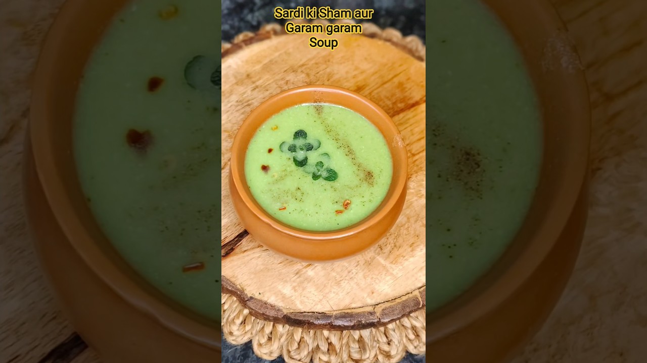 Broccoli and Almonds Viral Soup 