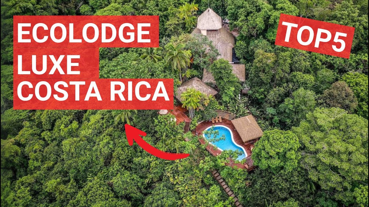 🌿 TOP 5 ÉCOLODGES DE LUXE AU COSTA RICA: Le #1 va vous couper le SOUFFLE !