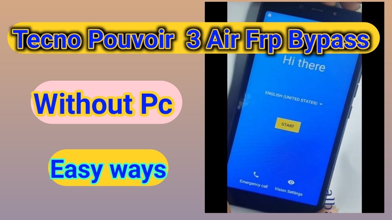 Techno Pouvoir 3 Air (lc6) frp bypass new tricks 100% working / unlock by mobile unlock tricks