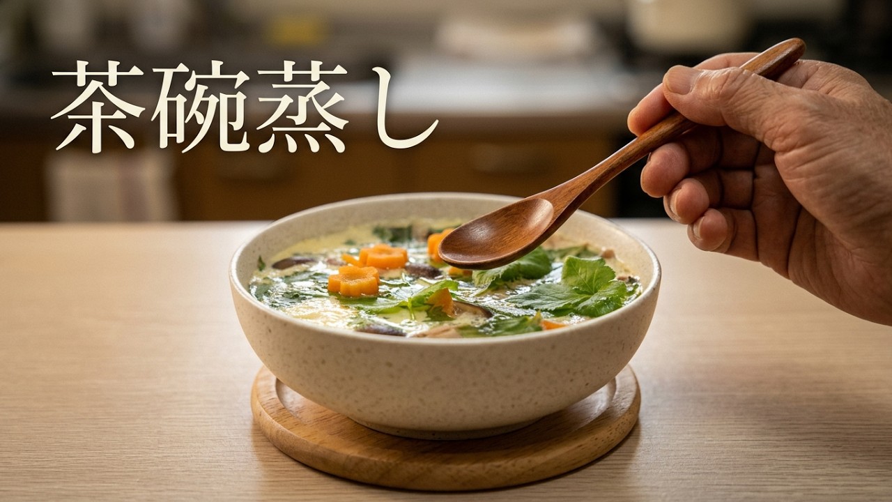 茶碗蒸しを作りました　2026 2 9  #料理 #簡単レシピ #自炊 ＃cooking ＃food #おうちごはん