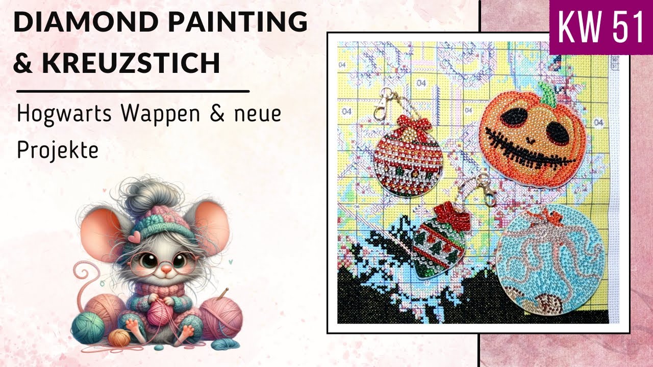 Wochenupdate KW 51 || KREUZSTICH & DIAMOND PAINTING || neuer YouTube Kanal