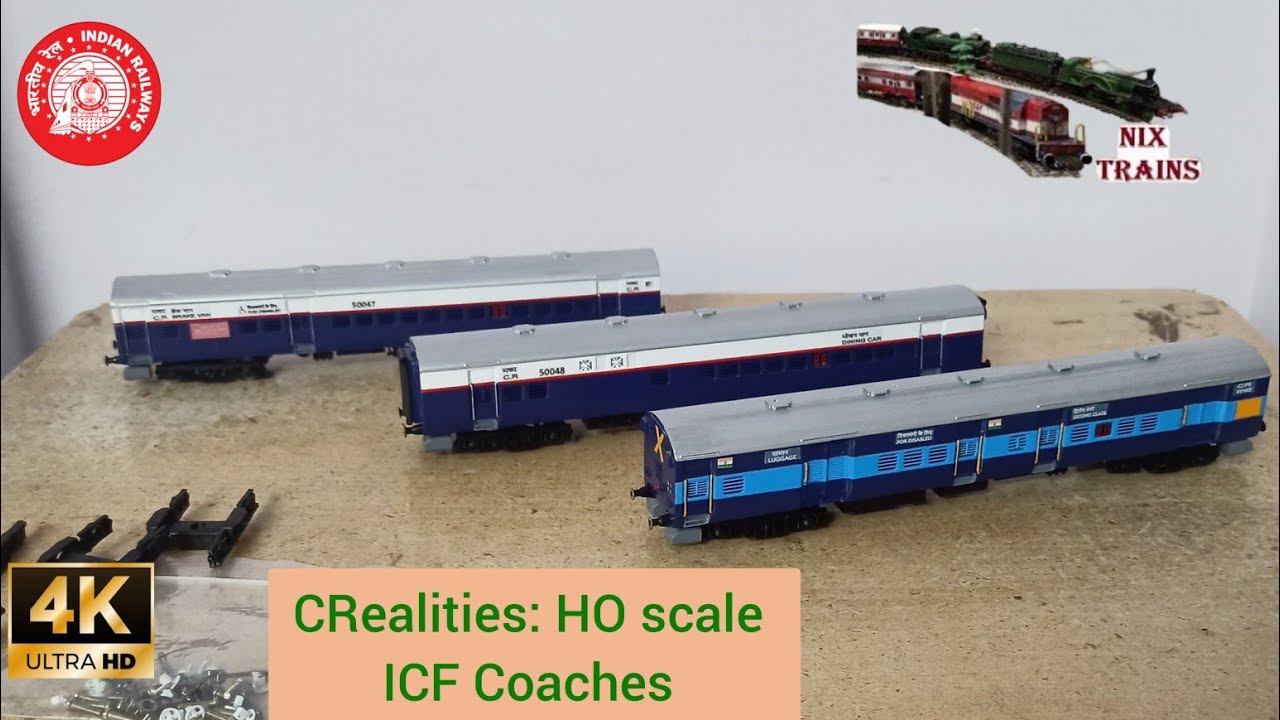 CRealities HO scale ICF Coaches 