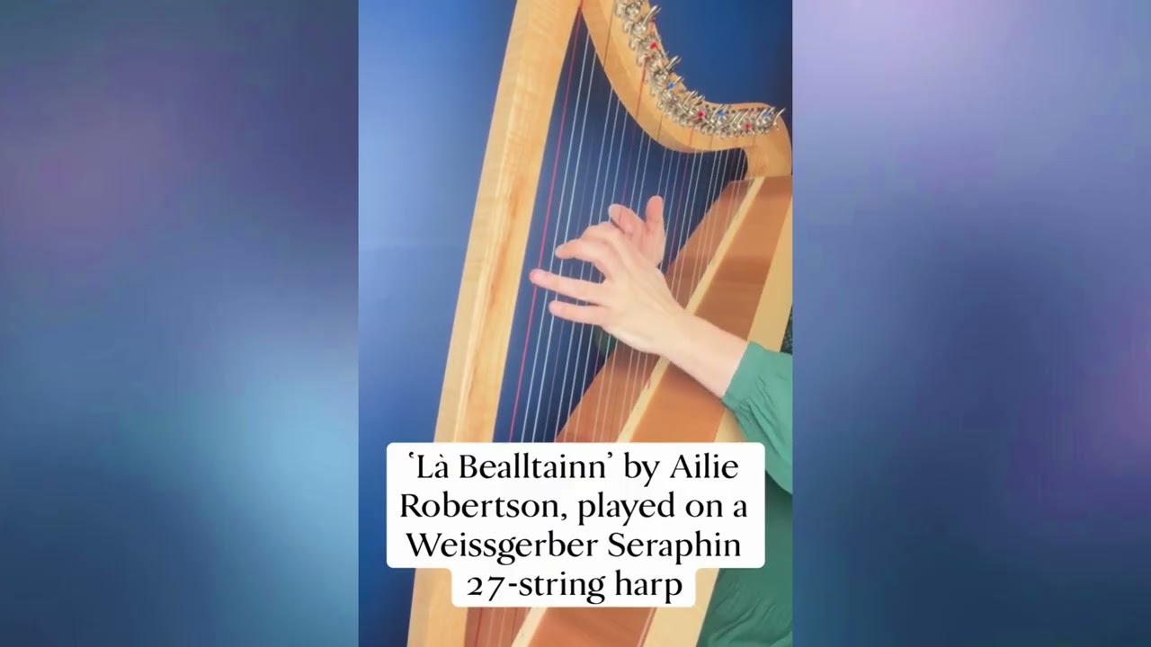 Là Bealltainn (Beltane) - Elementary/Intermediate Celtic Harp Solo for small harp