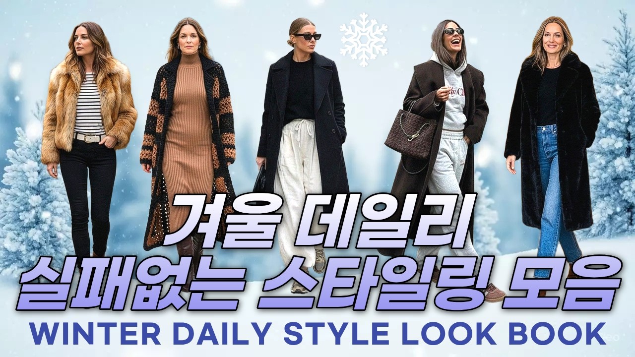 겨울 데일리 Best 코디 모음집 | 이렇게만 입어보세요! 절대 실패없는 스타일링 | Winter Daily Best Styling Look Book