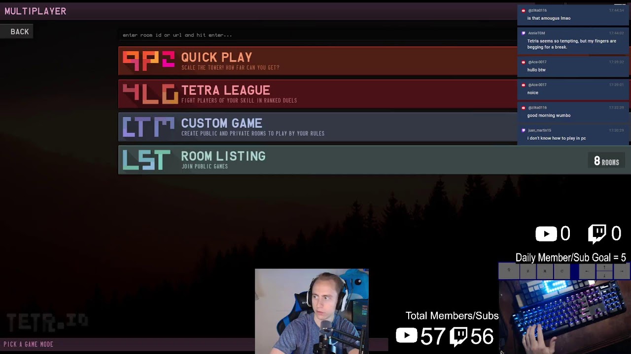 LIVE - FAST Tetris! Daily Wumbo Livestream 1-22-26