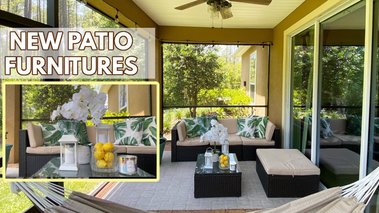 NEW PATIO FURNITURE | BUDGET FRIENDLY | EASY TO INSTALL, STURDY & COMFORTABLE