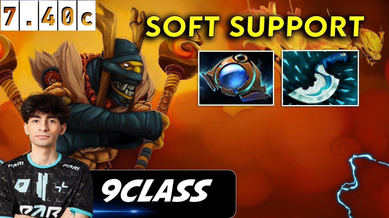 9Class Shadoow Shaman Soft Support - Dota 2 Patch 7.40C Pro Player Full gameplay