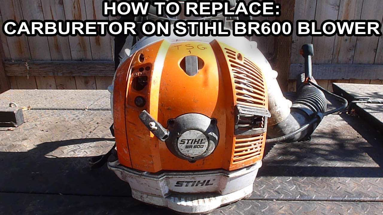 Как заменить карбюратор на воздуходувке Stihl BR600