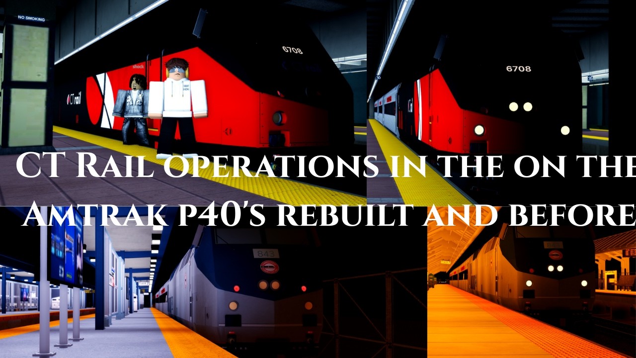 CT rail operations of the P40 rebuilt and before. FT: ct rail geeps to