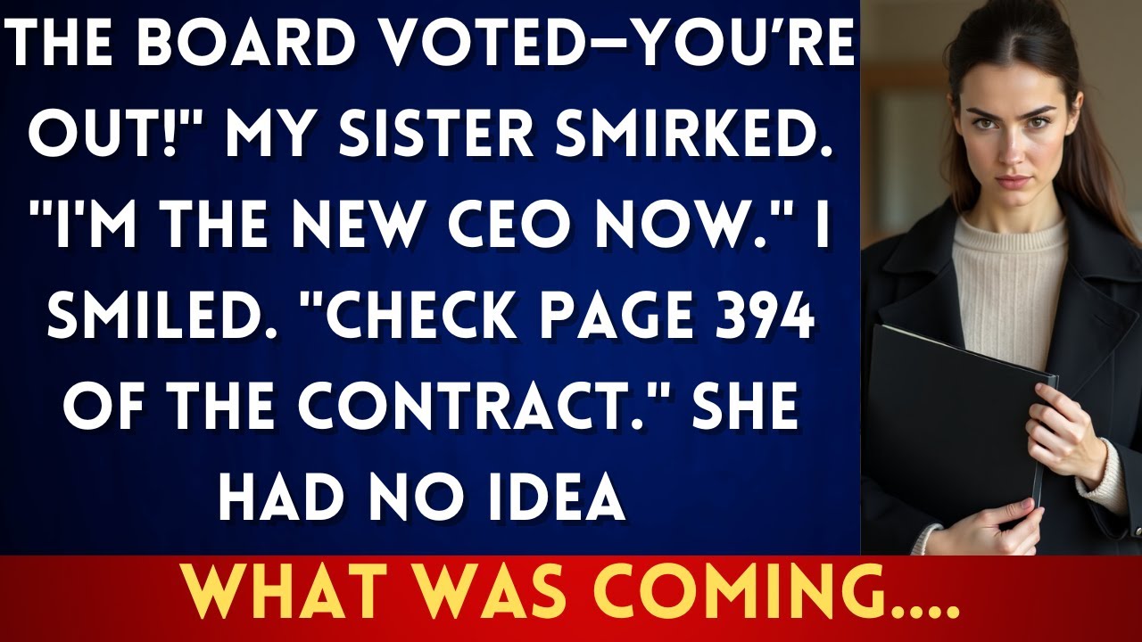 Моя сестра украла мою компанию и выгнала меня. Она не проверила мелкий шрифт...