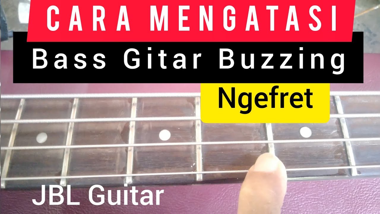 Cara mengatasi Bass elektrik buzzing/ngefret