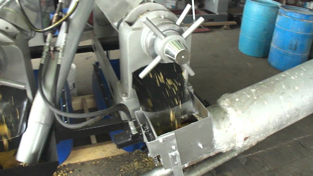 Soybean oil press for meal and oil